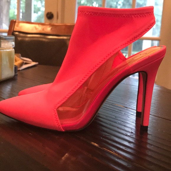 BARBIE VIBES! 😊 JESSICA SIMPSON BUBBLEGUM PINK HEELS. Size 6. - Picture 9 of 11